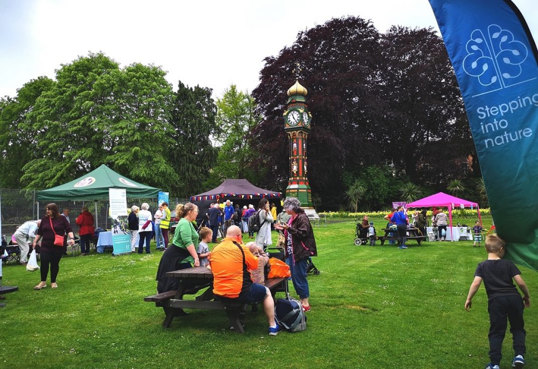Groups of people at Picnic in the Park