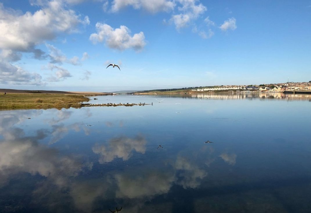 The fleet lagoon - a large water lagoon view