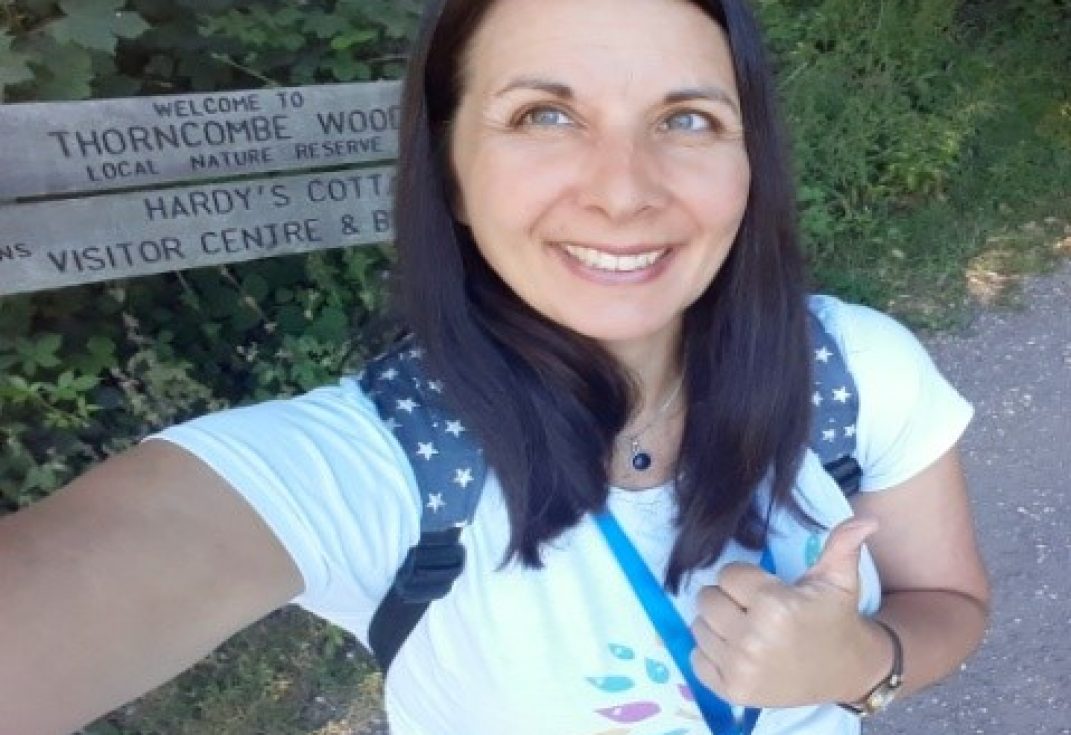 Emma Pritchard at Thorncombe Woods