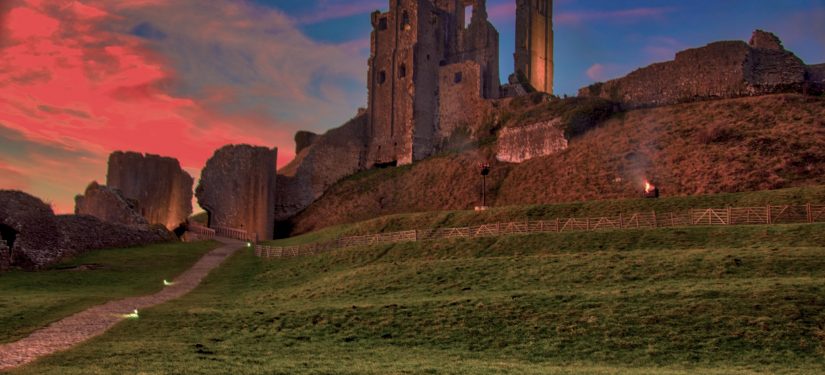 Corfe Castle and Purbeck Park (Norden)