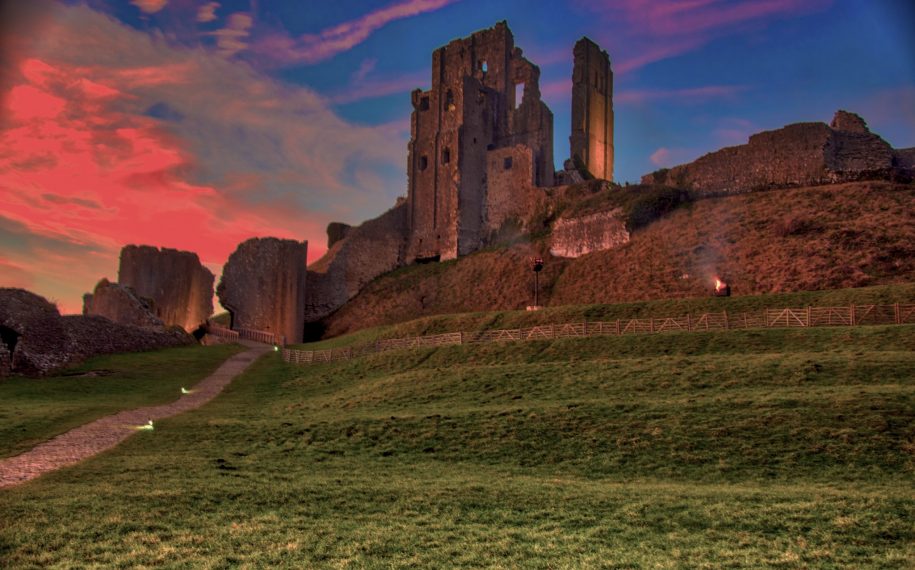 Corfe Castle and Purbeck Park (Norden)