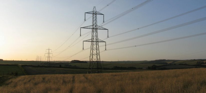 Pylons coming down in Dorset