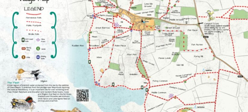 Langton Herring Village Map